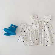 INS 2023夏　女の子　子供服　ワンピース　ベビーロンパース　スカート　花柄　赤ちゃん着可愛い
