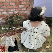 ★Girls★　半袖ブラウス+スカート　セットアップ　プリンセストップス　 韓国ファッション