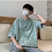 韓国風　メンズ夏新しい　半袖Tシャツ， 気質ファッションTシャツ★ Tシャツ★M-4X