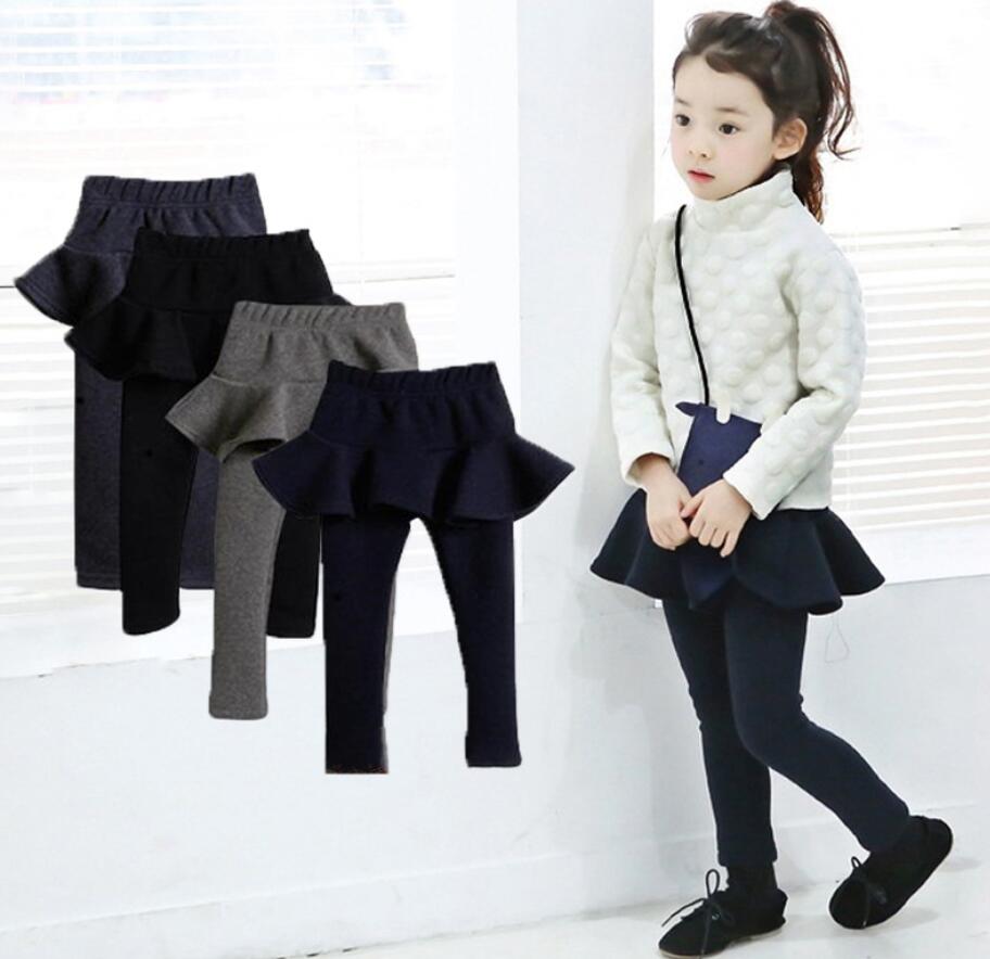 レギンス付きスカート 韓国子供服  キッズ 女の子 総チュチュ 2段フリル チュール リボン スカッツ