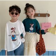 韓国風子供服 子供服 トップス 長袖 Tシャツ ベビー服 かわいい おしゃれ 男女兼用2色