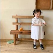 ins 新作 韓国風子供服 ワンピース かわいい 半袖 シャツ カジュアル 子供服 女の子 ベビー服