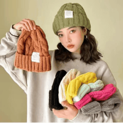 ins冬人気   レディース　韓国ファッション  防寒    ニット帽子   ハット   男女兼用   8色　