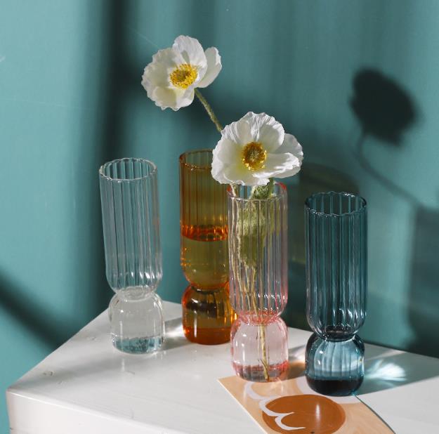 ins超人気  韓国風  撮影道具  ガラス  花瓶    インテリア用   写真用品  6色