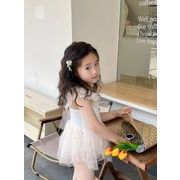 夏     韓国風子供服    キッズ    ハワイ  リゾート温泉  水泳   つなぎ水着   可愛い    オールインワン