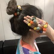 秋冬新作 韓国風  髪飾り   ヘアゴム  レディース    ヘアアクセサリー    ファッション    4色