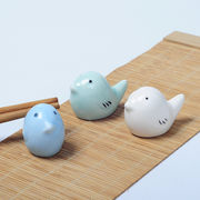 模型  撮影道具   雑貨   ミニチュア  陶器  インテリア置物   鳥  可愛い  モデル   箸立て   箸置き 3色