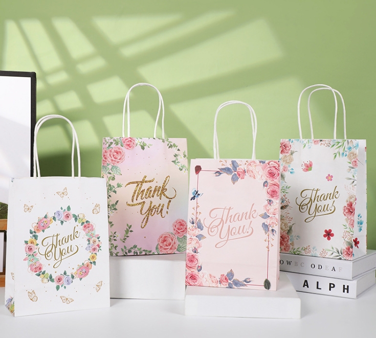 ins 新作  韓国風      包み紙 装飾品   土産袋   インテリア    母の日  贈り物4色