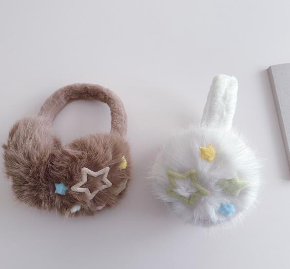 秋冬新作 子供用品  耳あて  韓国風  ふわふわ 子供用 イヤーマフ   保温2色