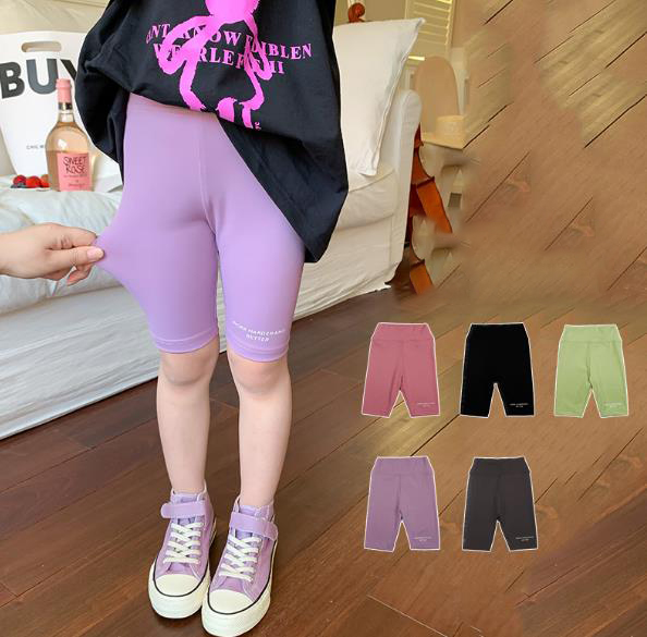2023夏超人気  韓国風子供服 女の子 キッズ レギンス ショートパンツ ズボン  5色