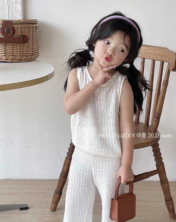 2023  夏 韓国風子供服    キッズ  セットアップ トップス   ズボン      ベビー服  女の子 2色