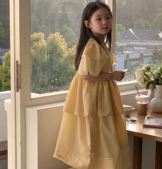 人気新品  韓国子供服  ワンピース  キッズ  べビー服   子供服   トップス      女の子 2色