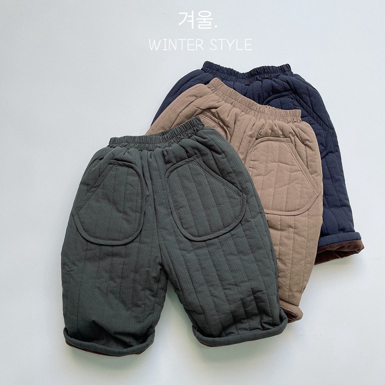 ins 冬新品  韓国風子供服  キッズ服  子供ズボン   ロングパンツ  裏起毛  厚い  男女兼用  3色
