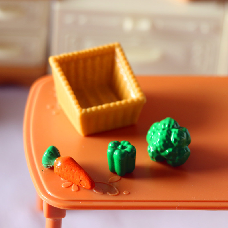 DIY  模型   モデル   ミニチュア   インテリア置物    デコレーション   野菜   かご   台所  おもちゃ