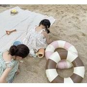 2023 ハワイ 夏人気 韓国風 浮き輪  子供用 砂浜 水泳   水遊び  ベビー キッズ  プール用品2色