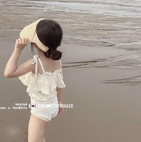2023 韓国風子供服 キッズ 水着  女の子  ハワイ  連体服  オールインワン 水泳ベビー服