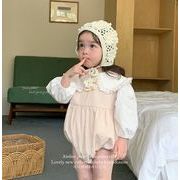 2024 ins秋人気  韓国風子供服   トップス    シャツ   or   ブラック  サロペット  ロンパース