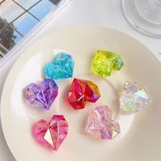 新入荷 手芸材料  ハート デコパーツ  穴あり 手作り チャームDIYパーツ アクセサリーパーツ  ペンダント