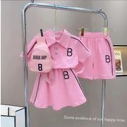 ins夏人気   韓国風子供服  キッズ   Tシャツ +ショートパンツ スカート  2色 90-160cm