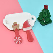 DIY素材   手芸diy用    クリスマス   デコパーツ  貼り付けパーツ  アクセサリーパーツ  スプーン 2色