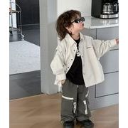 2024 ins 春新作  韓国風子供服   長袖  トップス  シャツ     男女兼用  おしゃれ