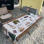 ins   キャンプ用テーブルクロス    インテリア  写真の毛布   部屋装飾   撮影道具   背景布   6色