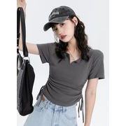 ガールズ トップス Tシャツ 半袖 ブラウス ショート 春夏物