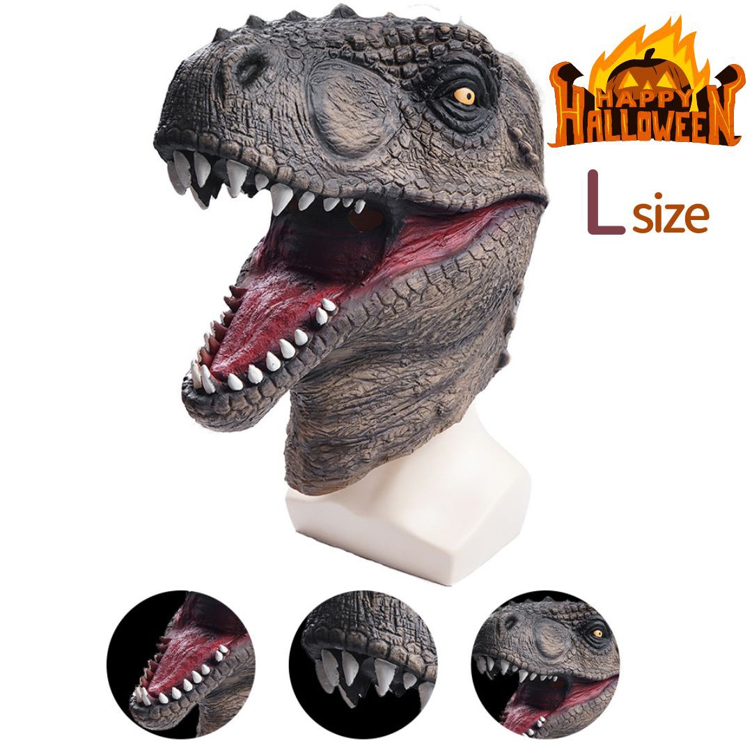【予約商品納期約1ヶ月】 マスク 恐竜 ティラノサウルス 被り物 かぶりもの かわいい 帽子 おもしろ グッズ