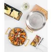 INSおすすめのホットスタイル 激安セール 両耳鍋 ステンレス スペイン 海鮮 ご飯鍋 洋食屋 ハンマー