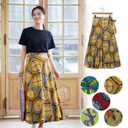 【Shanti Shanti】ラップスカート アフリカンプレーン[巻きスカート 春夏 カンガアジアTOMOsssale]