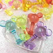 チャーム　アクリル　手芸DIY 　1点500g約115個入り　キーホルダパーツ　アクセサリー材料