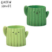 ■GREEN HOUSE(グリーンハウス）■■多肉アイテム■　リトルレジンポット　サボテン
