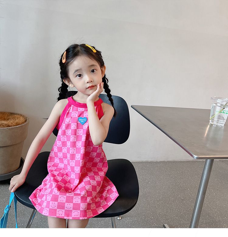 キッズ ワンピース ノースリーブ 子ども 女の子 可愛い 子供服 新作 おしゃれ 2023 夏 韓国子供服 90-140
