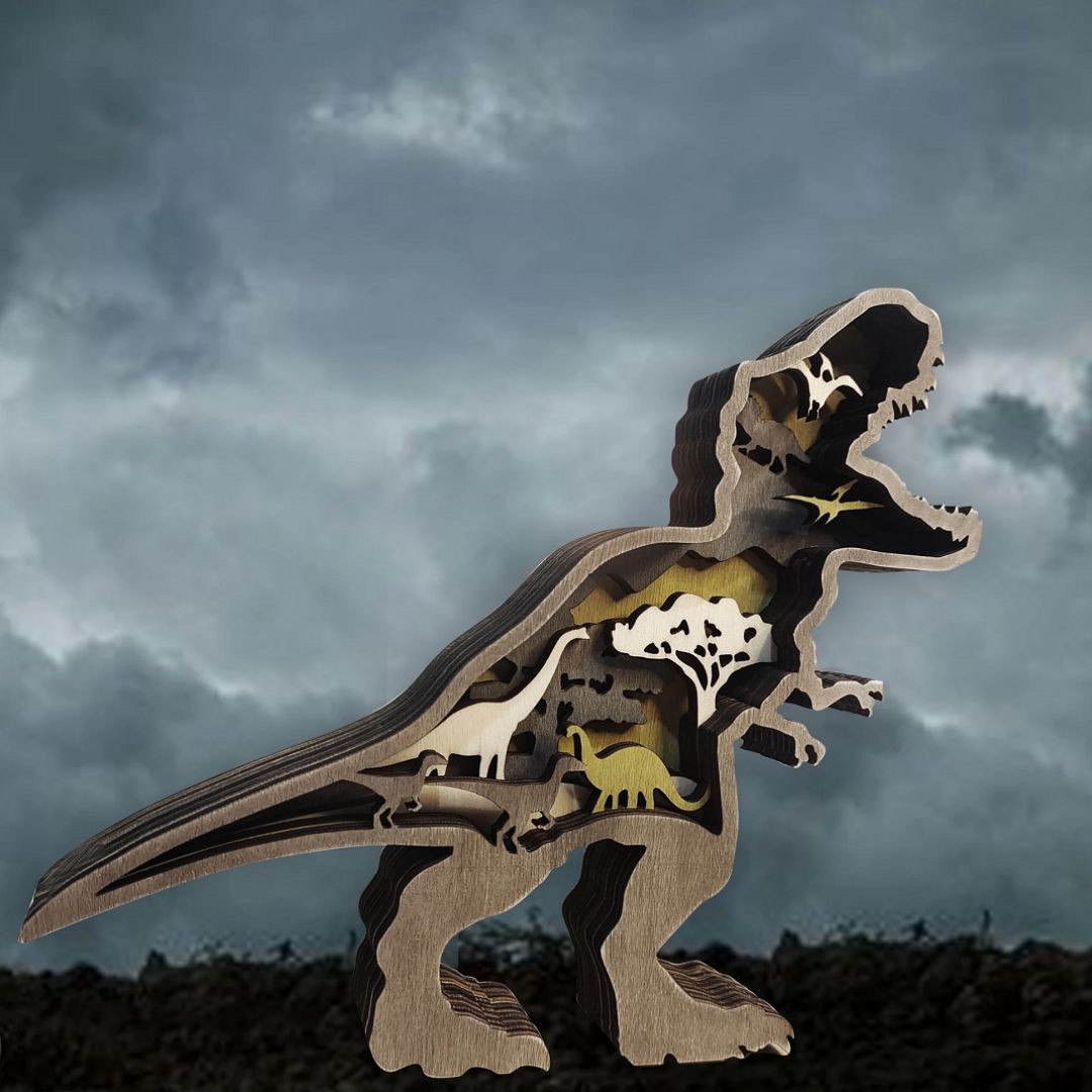 恐竜 T-REXオーバーオール - パンツ