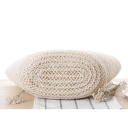 新型韓国版森ガール編みバッグレトロOL麻編みバッグショルダービーチバッグスカーフをプレゼント