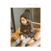 子供服 女の子 長袖トップス セーター プリント セーター スウェット ブラウス 韓国子供服