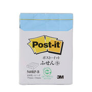 【10個セット】 3M Post-it ポストイット 再生紙 ふせん小 ブルー 3M-56