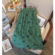 【大きいサイズM-4XL】ファッションスカート♪グリーン/カーキ2色展開◆