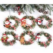 クリスマス クリスマスツリー 装飾品 小物   サンタクロース  撮影道具 木製       インテリア6色