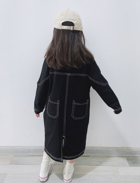 秋新作   韓国風子供服     ワンピース   ロングスカート  女の子  ファッション  親子服  3色
