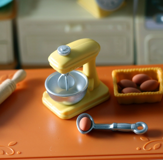 新作 ドールハウス用  ミニチュア  デコパーツ   置物    玩具  インテリア用        攪拌機  ミキサー