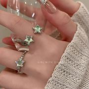 星型  韓国風  アクセサリー リング  指輪   レディース  開口指輪  ファッション小物