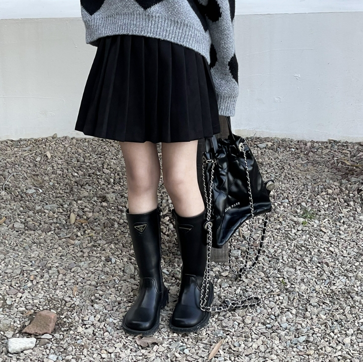 秋新作   韓国風子供服  ボトムス   ブラック  スカート  女の子  ファッション