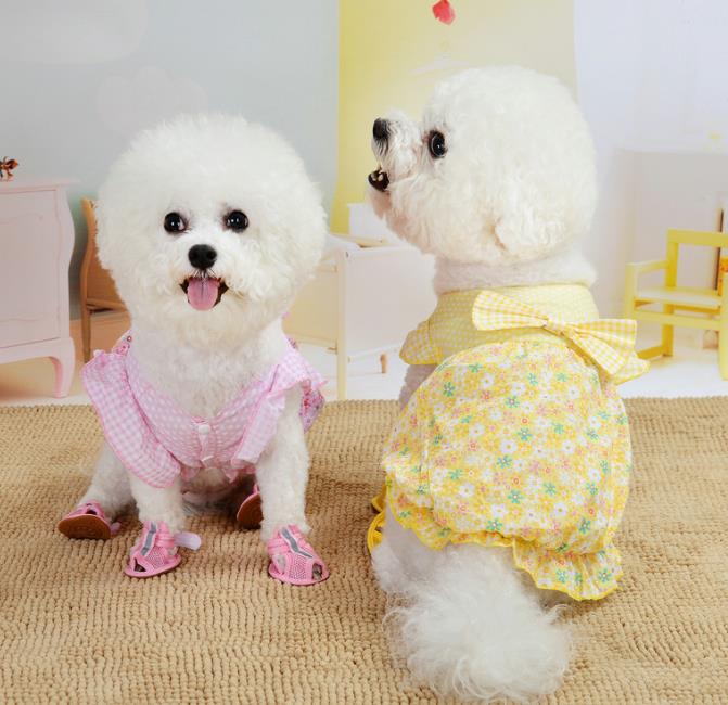 人気新作  小型犬服   ワンピース  ネコ雑貨  ペット用品  ペット服     猫犬兼用2色