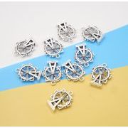 観覧車  合金デコパーツ  ペンダント  アクセサリー   手芸diy用   パーツ ビーズ   手作り 22x17mm