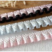 推し活手芸レース   デコレーション用リボンギフト包装ハンドメイド資材 裁縫 DIY自作痛バッグ 8色