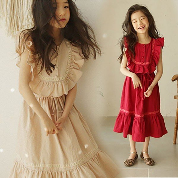 子供服 ワンピース 子供ドレス dress 発表会 結婚式 キッズ 韓国子供服 女の子 親子ペア