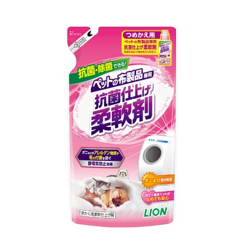 [ライオンペット] ペットの布製品専用　抗菌仕上げ柔軟剤　詰替　300g