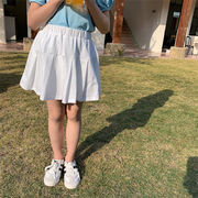 子供服  カート プリーツスカート パンツ付き   夏 女の子 甘い カジュアル 半身スカート ボトムス