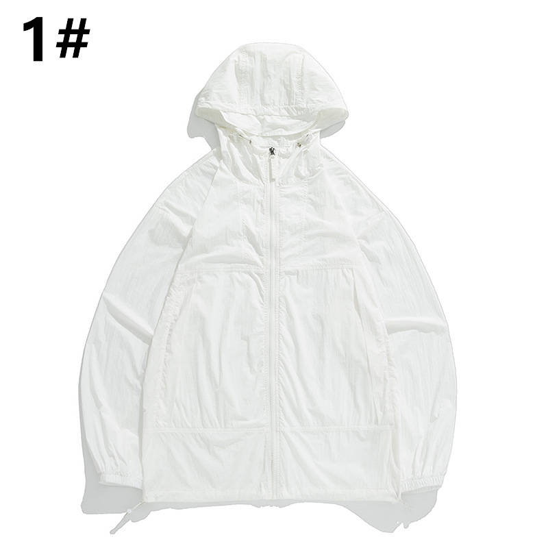 STARTEXCEEDEND フード付き UVカット 薄手 UPF50+ アウター 日焼け止め服 日よけパーカー UVカットウェア 男女兼用 UPF50+